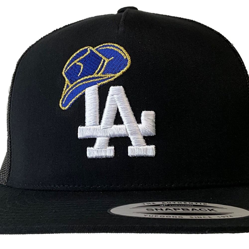 LA Sombrero hat black mesh the authentic yupoong SnapBack